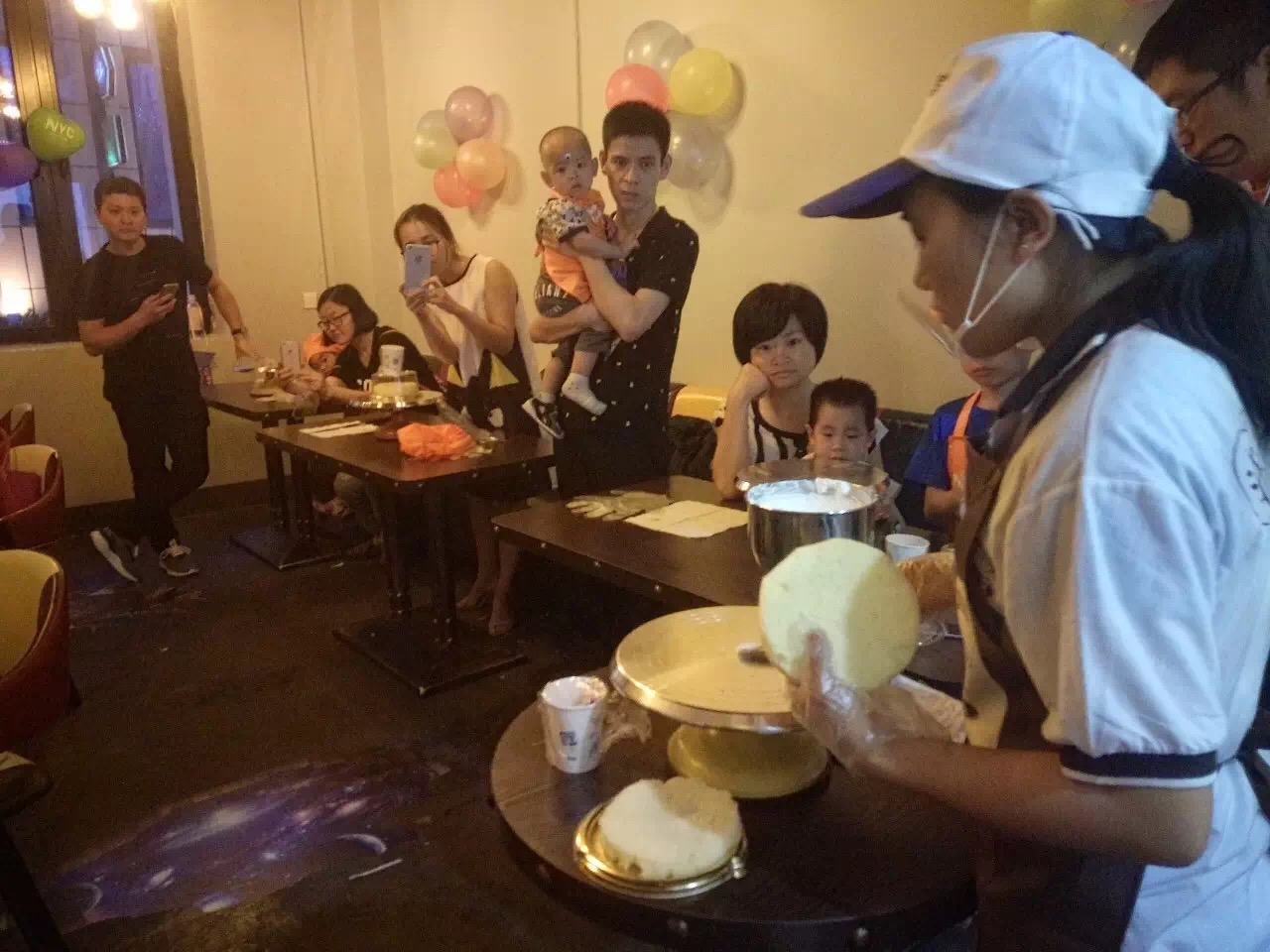 【父親節(jié)活動(dòng)回顧】爸氣十足--DIY CAKE_NYC紐約國際浙江余姚萬達(dá)中心