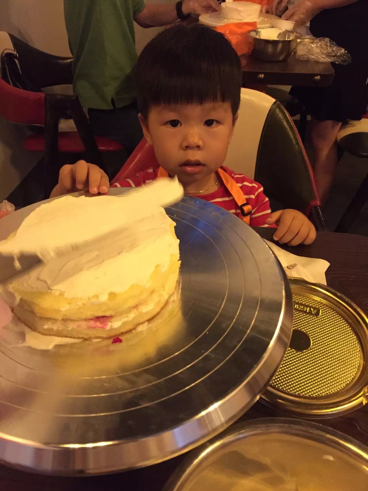 【父親節(jié)活動(dòng)回顧】爸氣十足--DIY CAKE_NYC紐約國際浙江余姚萬達(dá)中心