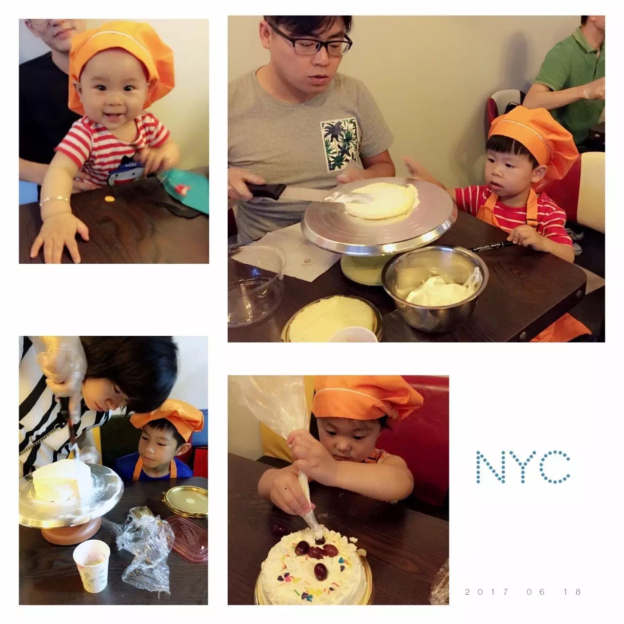 【父親節(jié)活動(dòng)回顧】爸氣十足--DIY CAKE_NYC紐約國際浙江余姚萬達(dá)中心
