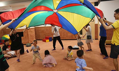 NYC紐約國(guó)際溫州鹿城早教中心6月寶寶生日會(huì)