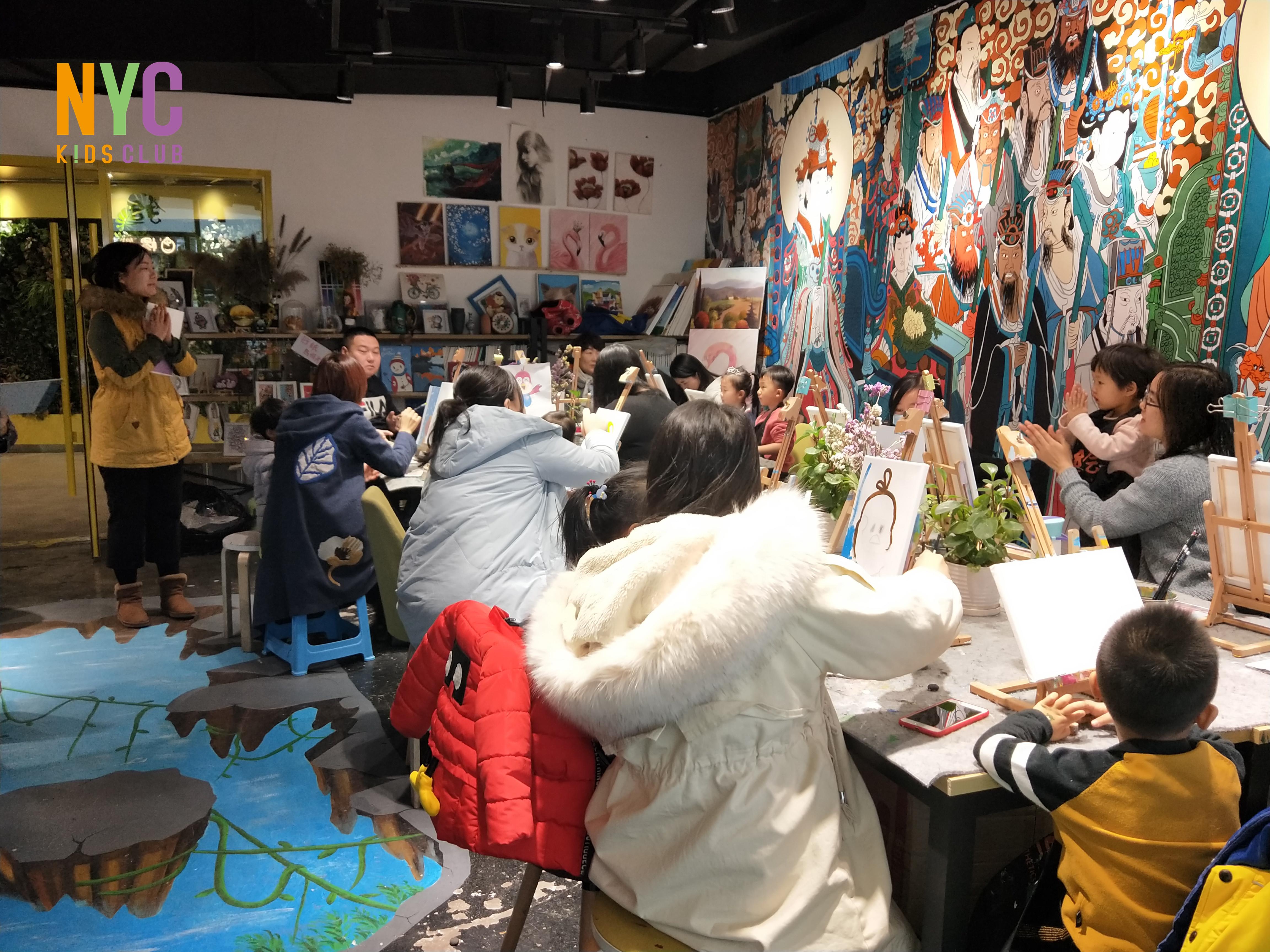 戶外體驗(yàn)課 涉筆成趣油畫DIY